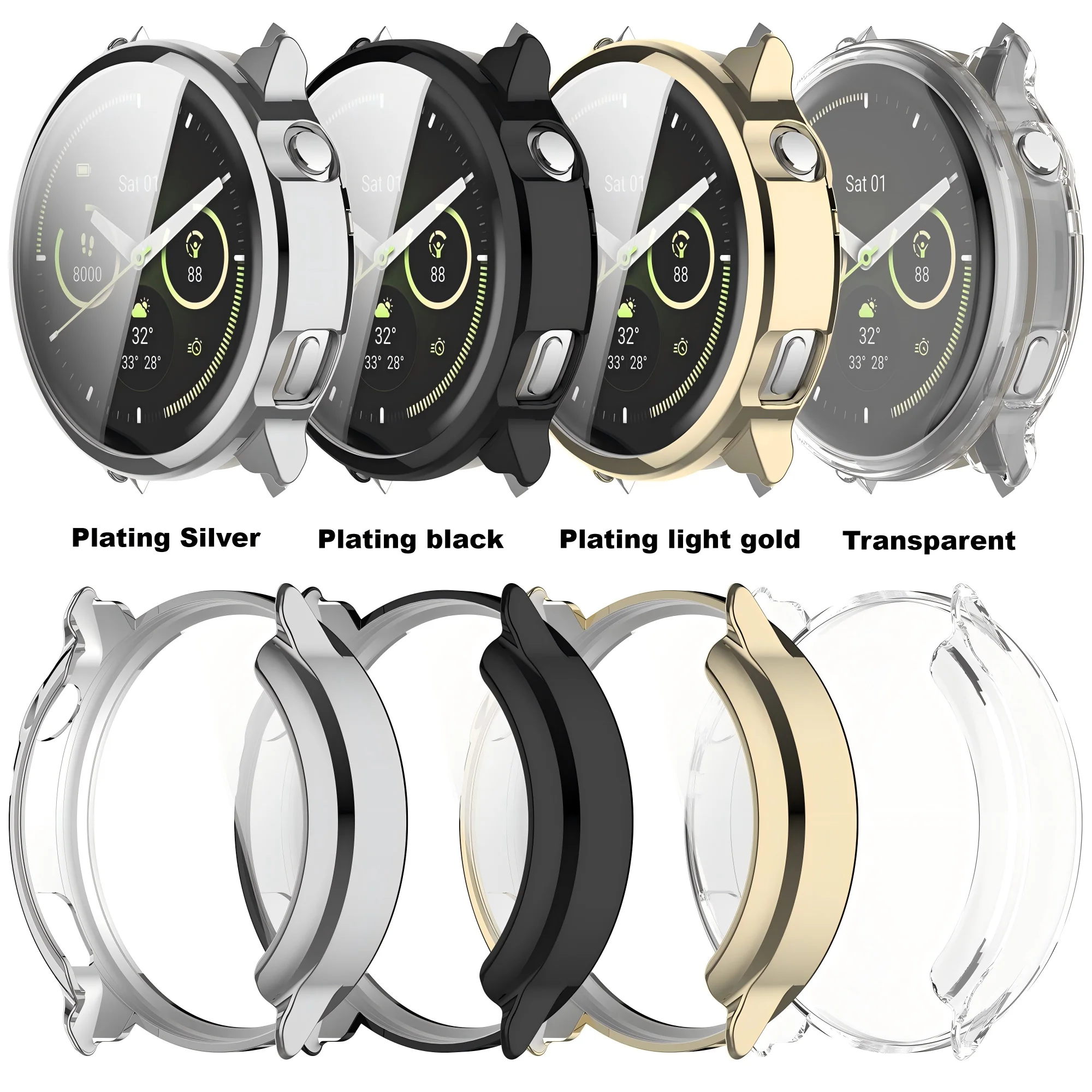 Enhanced TPU Screen Protector Case for Garmin Venu Smartwatch – Soft Protective Cover Accessory