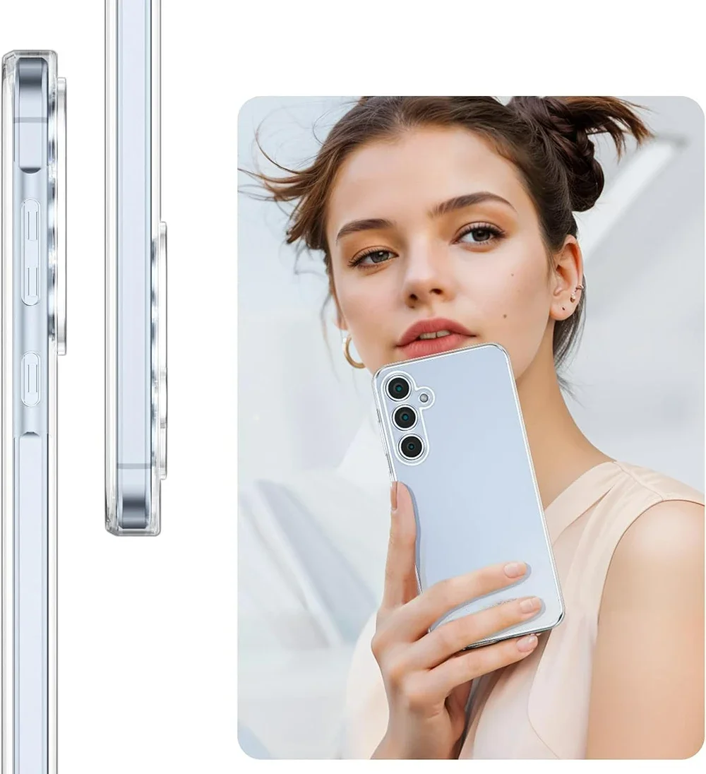 Ultra Thin Shockproof Silicone Soft Case - Transparent Back Cover