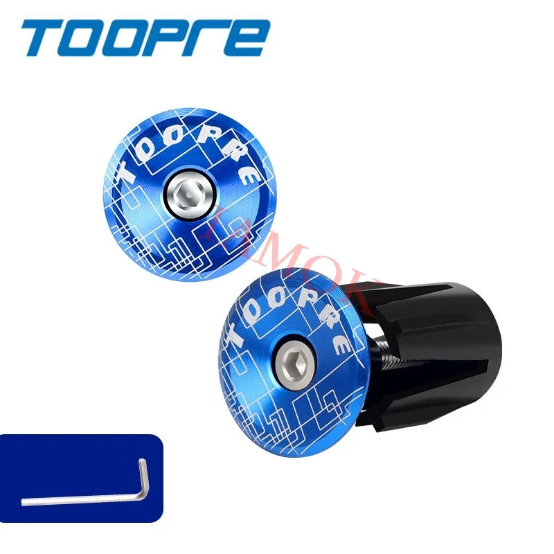 

TOOPRE Mountain Bike Ultra Light Colour 20.8g Expansion Locking Plug Iamok Aluminium Alloy Grip Cap Bicycle Parts