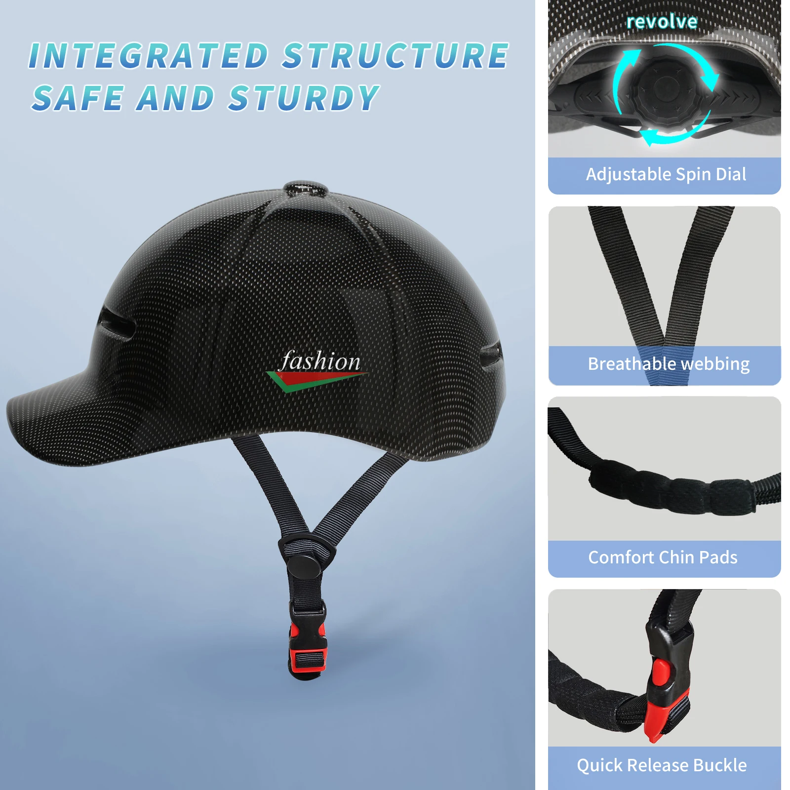 Baseball-Cap Style Bike Helmet 3