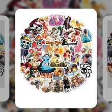 

10/30/50Pcs ONE PIECE Anime ONE PIECE Stickers Suitcase Laptop Bike Guitar Phone Graffiti Cartoon Sticker Decal Kid Classic Toy