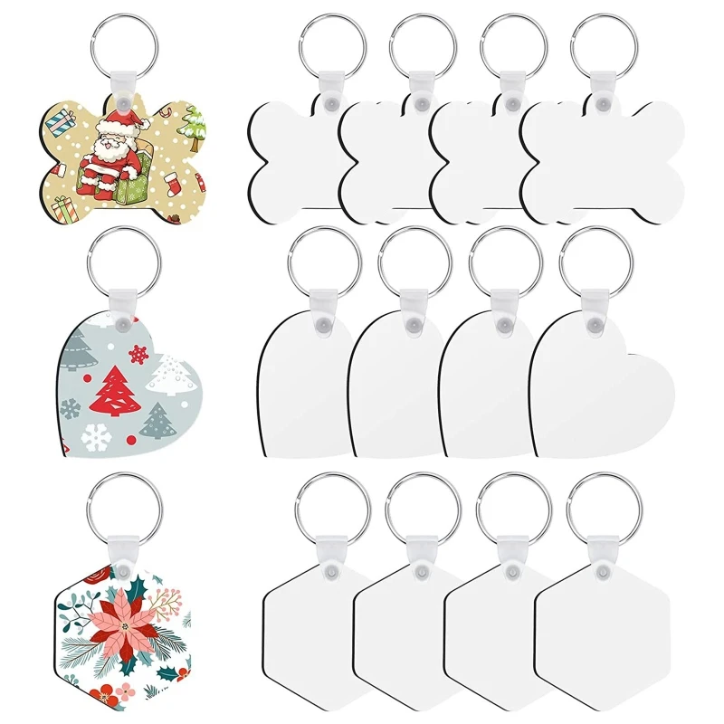Sublimation Coasters Blanks Hexagon Shape, 30 Pieces