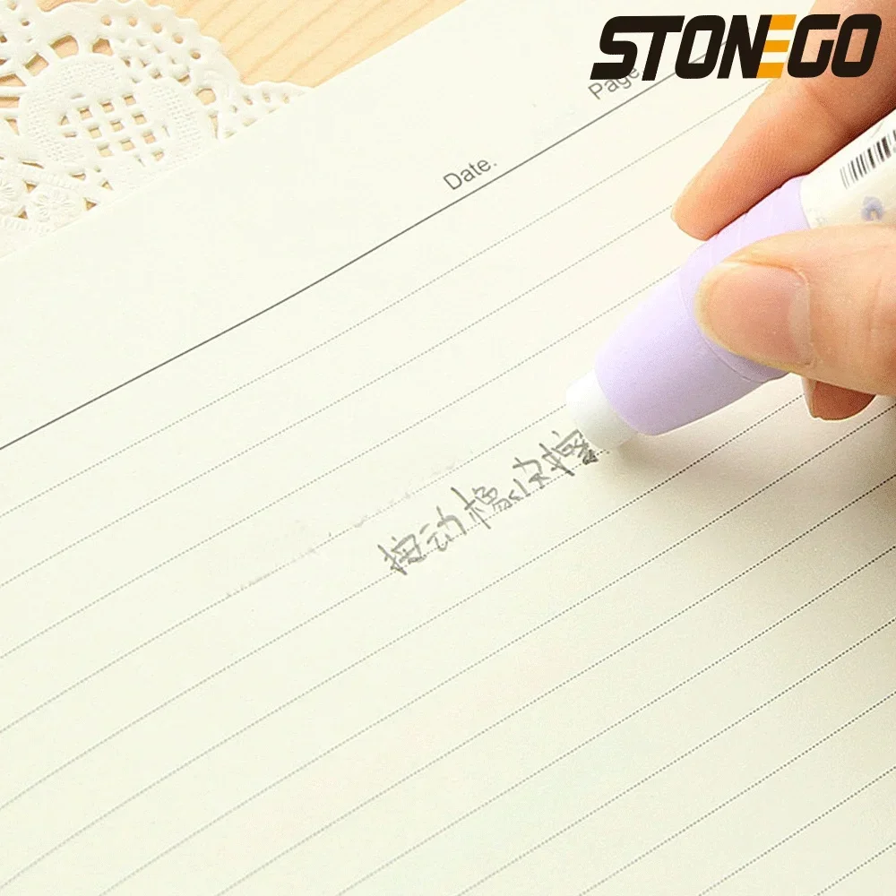 귀엽고 부드러운 고무 지우개, 어린이용 무작위 색상, 학교 사무용품 필수 문구 2024