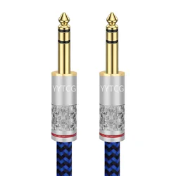 Premium 6.5mm TRS Balanced Audio Cable for Instruments and Audio Equipment (1pcs)