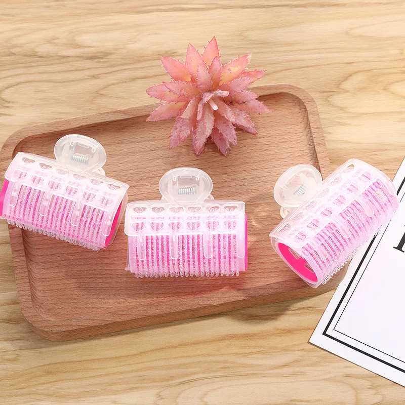 3Pcs/Lot Hair Rollers Bang Roll Curler Hair Curler Plastic Self-adhesive Curling Hairdressing Tool Girl Beauty Styling Tool hair styling tool,hair curling tools