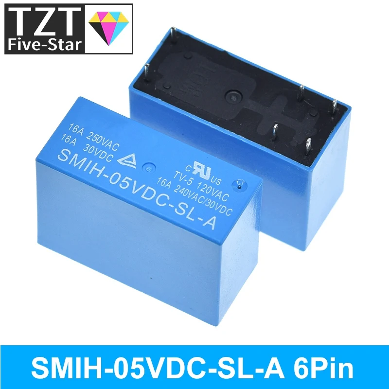1/3PCS SMIH-05V 12V 24VDC-SL-A -SL-C 6-pin/8-pin Relais 250V 16A SMIH-05VDC-SL-A SMIH-12VDC-SL-A SMIH-24VDC-SL-A SMIH-05VDC-SL-C – Detail 9
