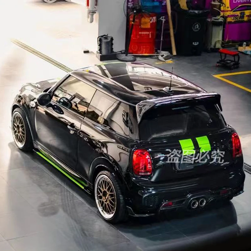 MINI F56 JCW カーボンリアスポイラー Gp F56ミニカーボンファイバー用リアスポイラー,調整可能な