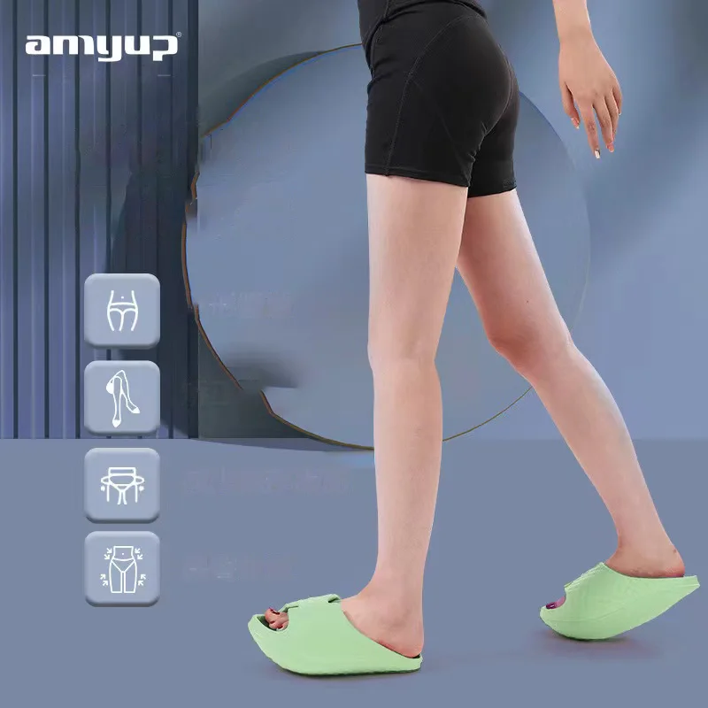 TaoBo EVA Large Size Sports Rocking Shoes Female Half Palm Slippers Bodybuilding Shoes Home Yoga Beauty Leg Artifact