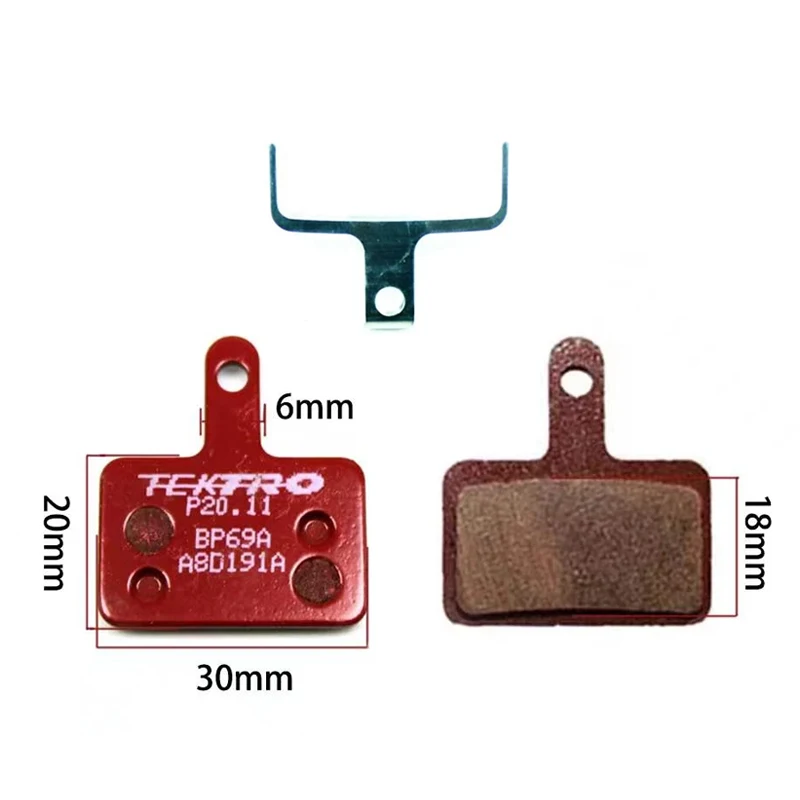 TEKTRO P20.11 MTB Bicycle Disc Brake Pad Metal Ceramic Pad For Shimano BR-M355 M375 M395 M415 M445 M465 M475 M485 M495 M525 M575 bicycle disc brake pads brake pads bike brake pads