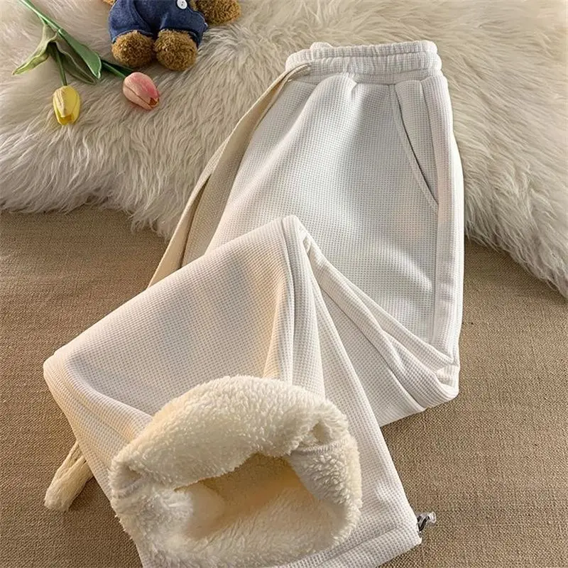 Pantaloni Tuta Termici Invernali Da Donna - Jogging In Pile Con Vita Alta E 6 Tasche - Colore (Nero, Grigio, Bianco, Blu) - Caldi E Comodi