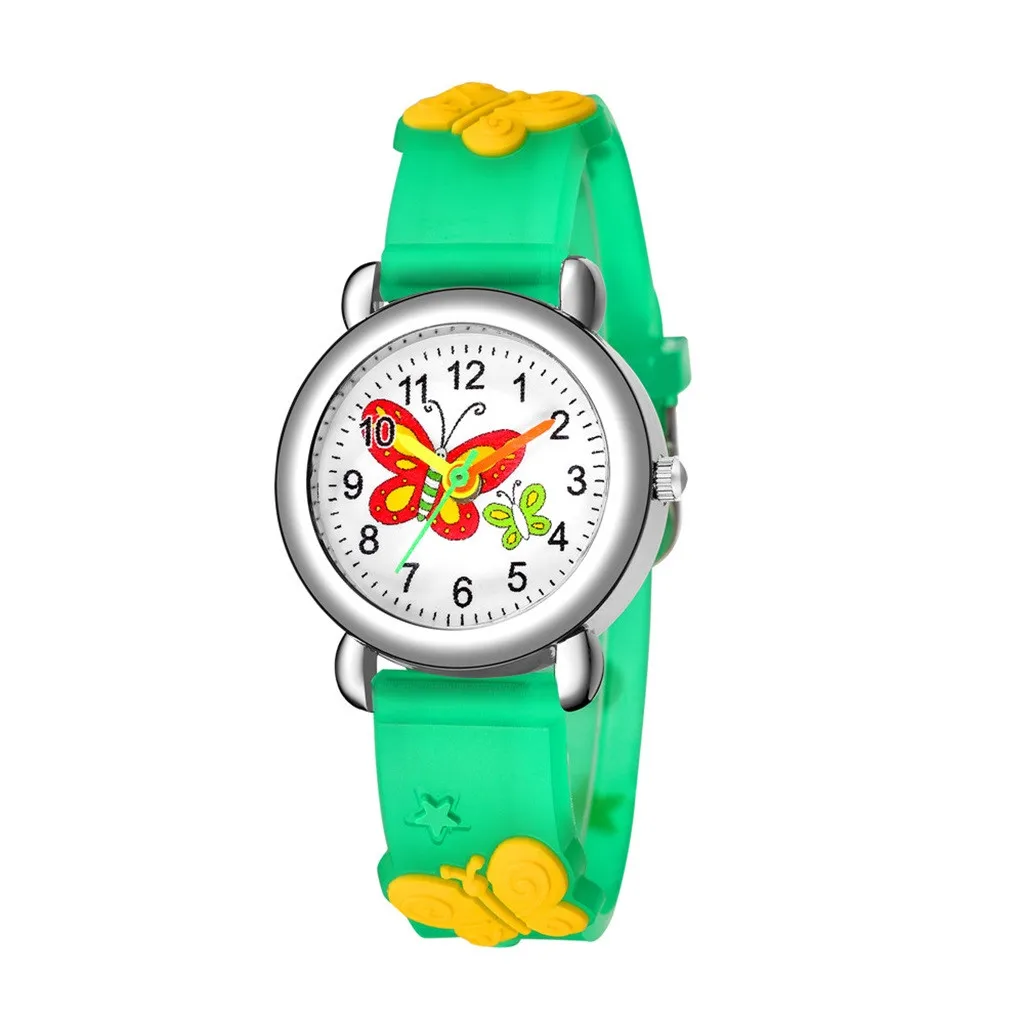 Fashion Cartoon Women's Watch Pink Women Cute Wristwatch Cartoon Pattern Quartz Watch Set for Girls Fashion Student 3