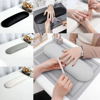 Set Cuscino per Mani per Nail Art, Tappetino da Tavolo Stile Semplice, Strumento Professionale per Salone di Manicure, Nuovo Stile