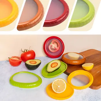 Contenitore creativo per la conservazione della frutta e della verdura, contenitore per la conservazione della freschezza, avocado, pomodoro, limone, cipolla, gadget da cucina 1