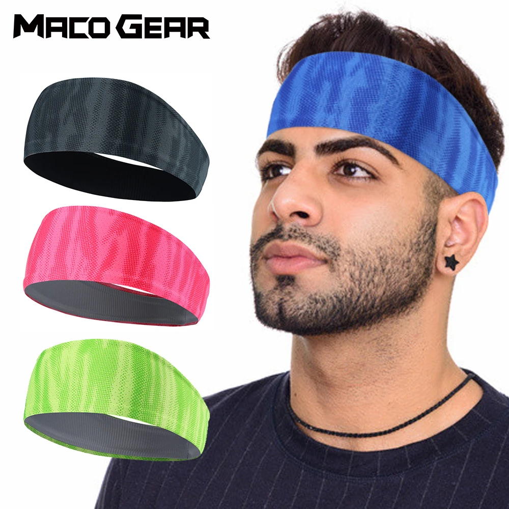 Cintas para el pelo deportivas para mujer, 1 piezas, para Yoga, gimnasio,  Fitness, correr al aire libre, bandas de sudor, tenis, baloncesto, diadema,  accesorios de seguridad deportiva - AliExpress