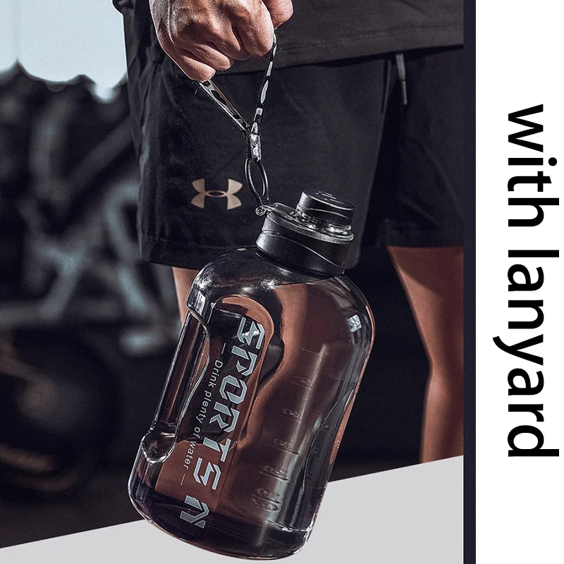 1700ml/2700ml Gym Cycling Cup PP Material Precise Scale Portable Large  Capacity Water Bottle For Men With Sports Fitness - AliExpress