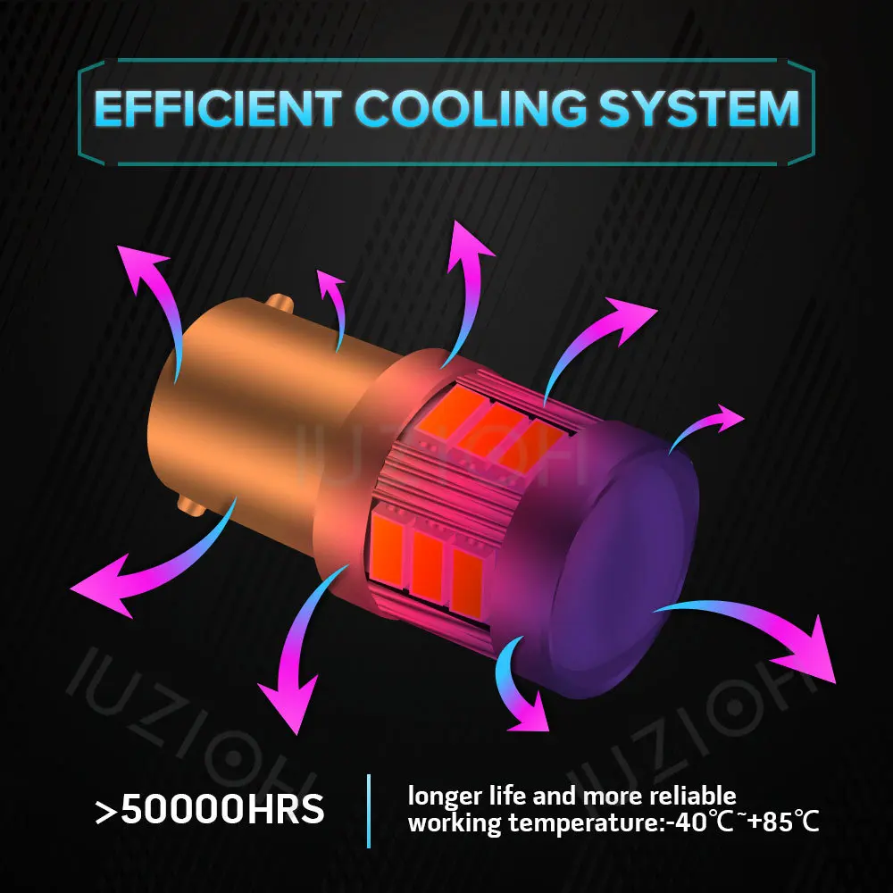 IUZIOH ڵ LED 1156  1157, 1x R5W R10W, P21W, BA15S, T20, S25, 7440, 7443, BAY15D, WY21W, W21W, P21, 5W, W21, 5W, 