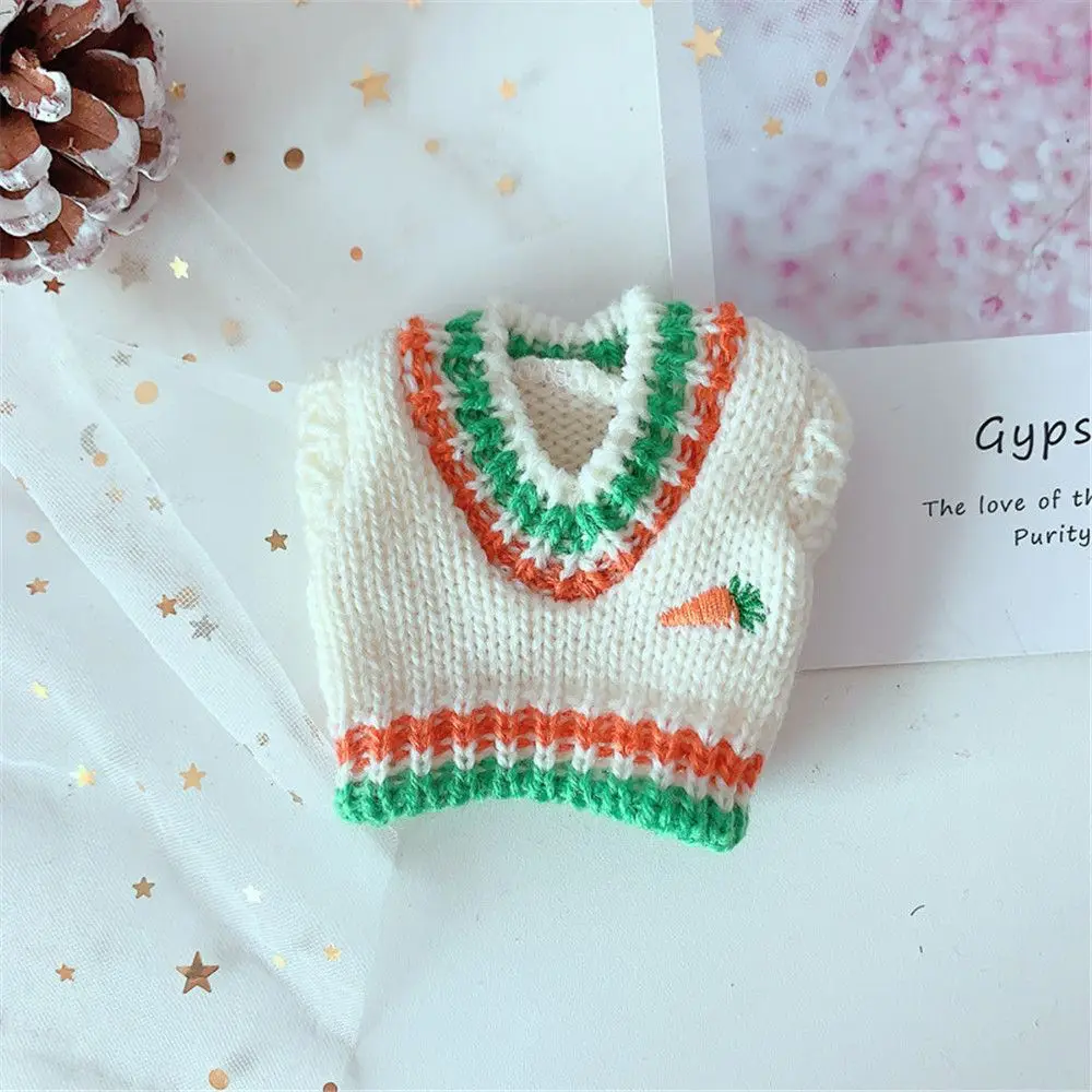 20cm Soft Animal Dolls Clothes Mini Yellow Duck Plush Toy Clothes Cute Plush Dolls Sweater Kids Toy Gifts