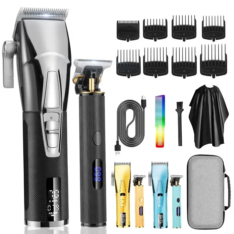 

RESUXI D10 Professional Electric Hair Clipper Trimmer for Men Rechargeable Shaver Beard Barber Hair Cutting Machine