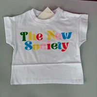 T-shirt et short d'été SS26 pour enfants, ensemble t-shirt et pantalon imprimés mignons pour garçons et filles 4