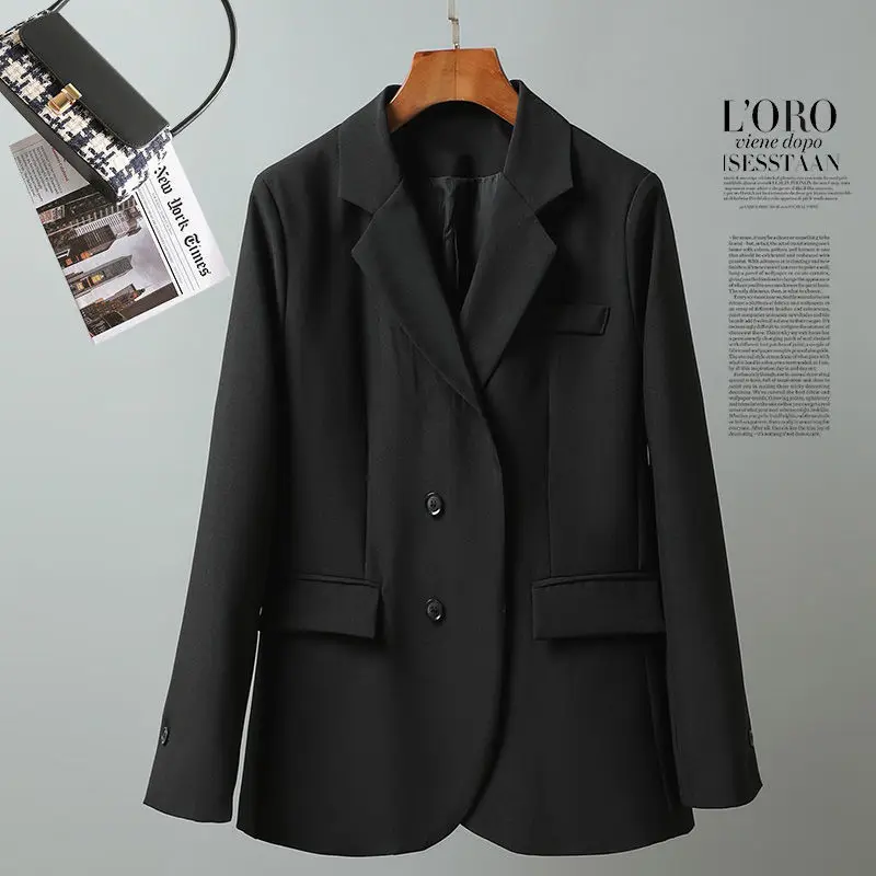 New Korean Spring and Autumn Suit Coat Women's Fashion Casual Small Suit Set British Spring Top