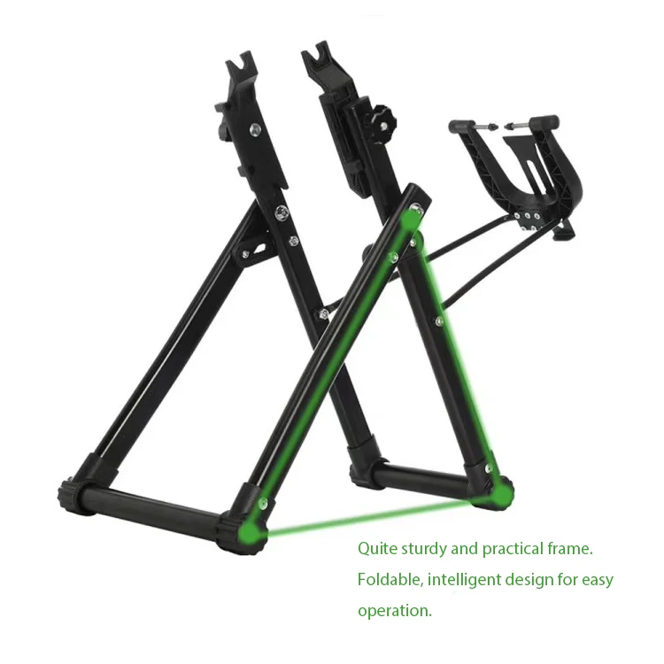 Foldable Bicycle Wheel Trimming and Repair Stand