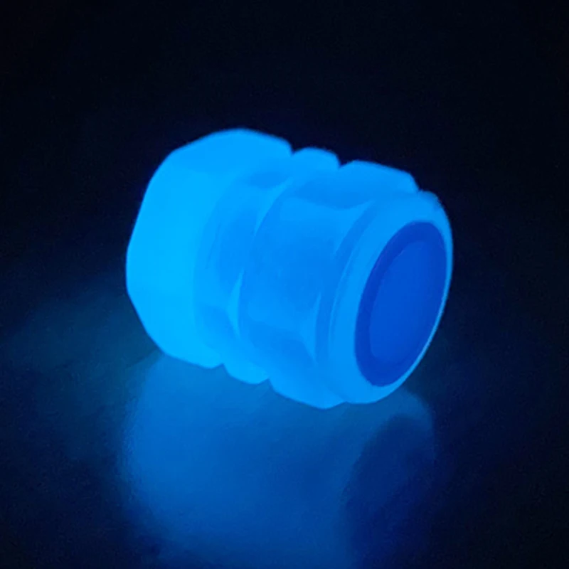 Car Luminous Tire Valve Caps Fluorescent Green Blue Night Glowing Moto Bicycle Bike Wheel Tyre Hub Valve Stem Caps 4/8/16/20pcs