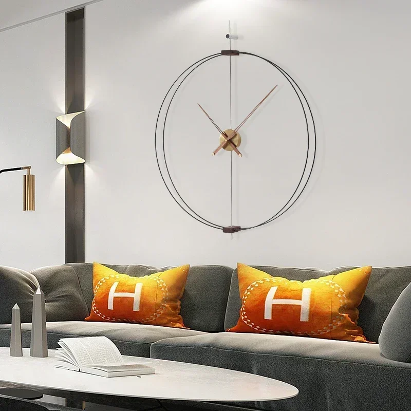 

Chinese Style Wall Watch Luxury Large Metal Korean Restaurant Movement Stylish Clock Wall Fashion Relogio De Parede Wall Decor