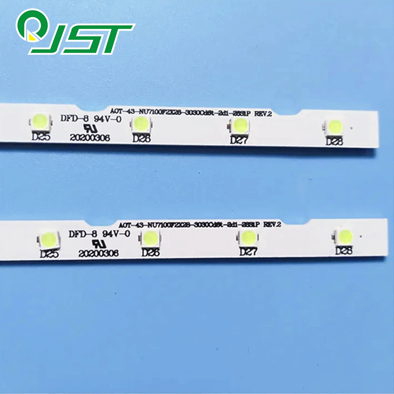 2pcs LED UA43N5500AK UA43N5500AS UA43N5510AK UA43NU7090K UA43NU7090W UA43NU7100G UA43NU7100J UA43N5500AG UA49N5500AK UE43N5500AU 3