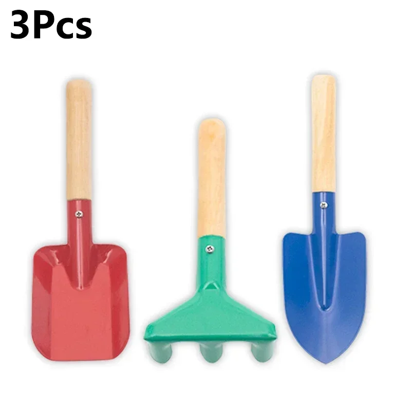 Outil De Jardinage Pour Enfants - Râteau, Pelle En Acier Rose - Jouet Plage Et Jardin Durable - 6