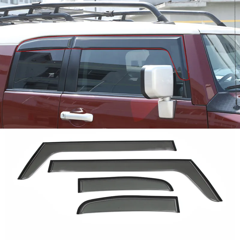 

4 шт., защитный козырек для Toyota FJ Cruiser 2007-2021