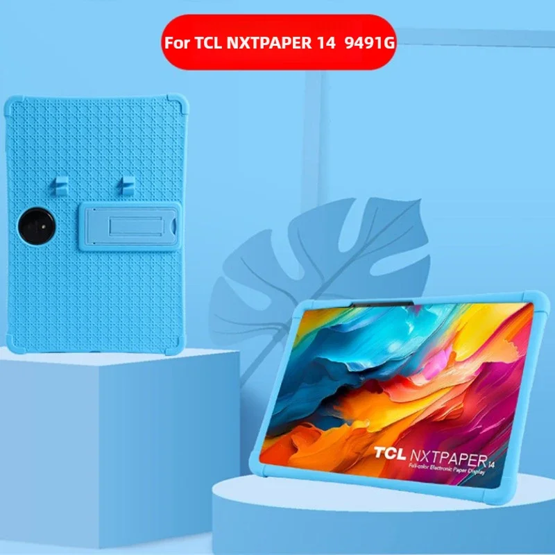 Shockproof Silicone Tablet Cover with Multi-Angle Adjustable Stand