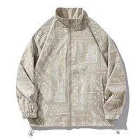 Bandana Jackets For Mens Paisley Male Clothes Outerwears Varsity Jackets Windbreaker Men's Luxury Clothing Spring Autumn 2