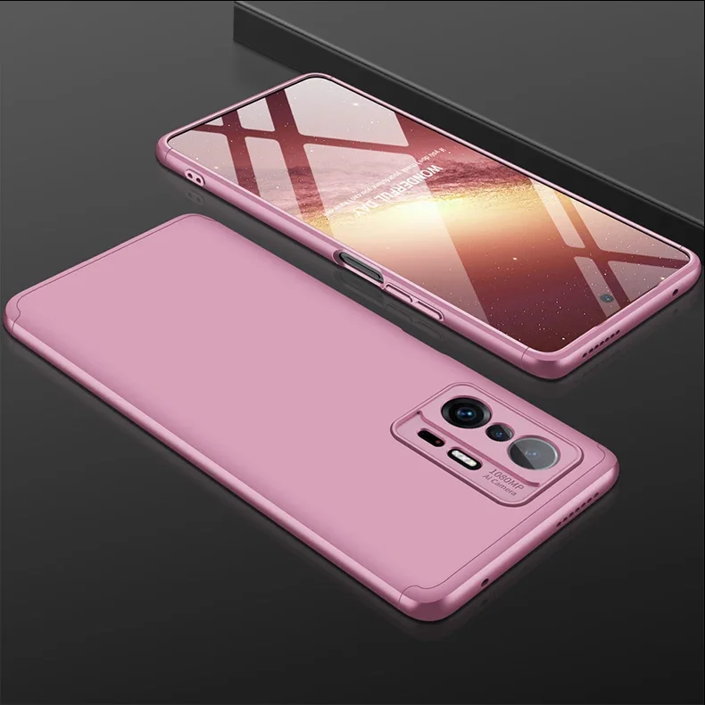 Shockproof Armor Plastic Case For Xiaomi Mi 11T Pro Full Protection 3 in 1 Hard