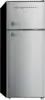 2 Door Apartment Size Refrigerator/Freezer Combo, 7.5 cu ft, Platinum Series, Stainless, 23" D x 21.5" W x 55.5" H, Stainless 1