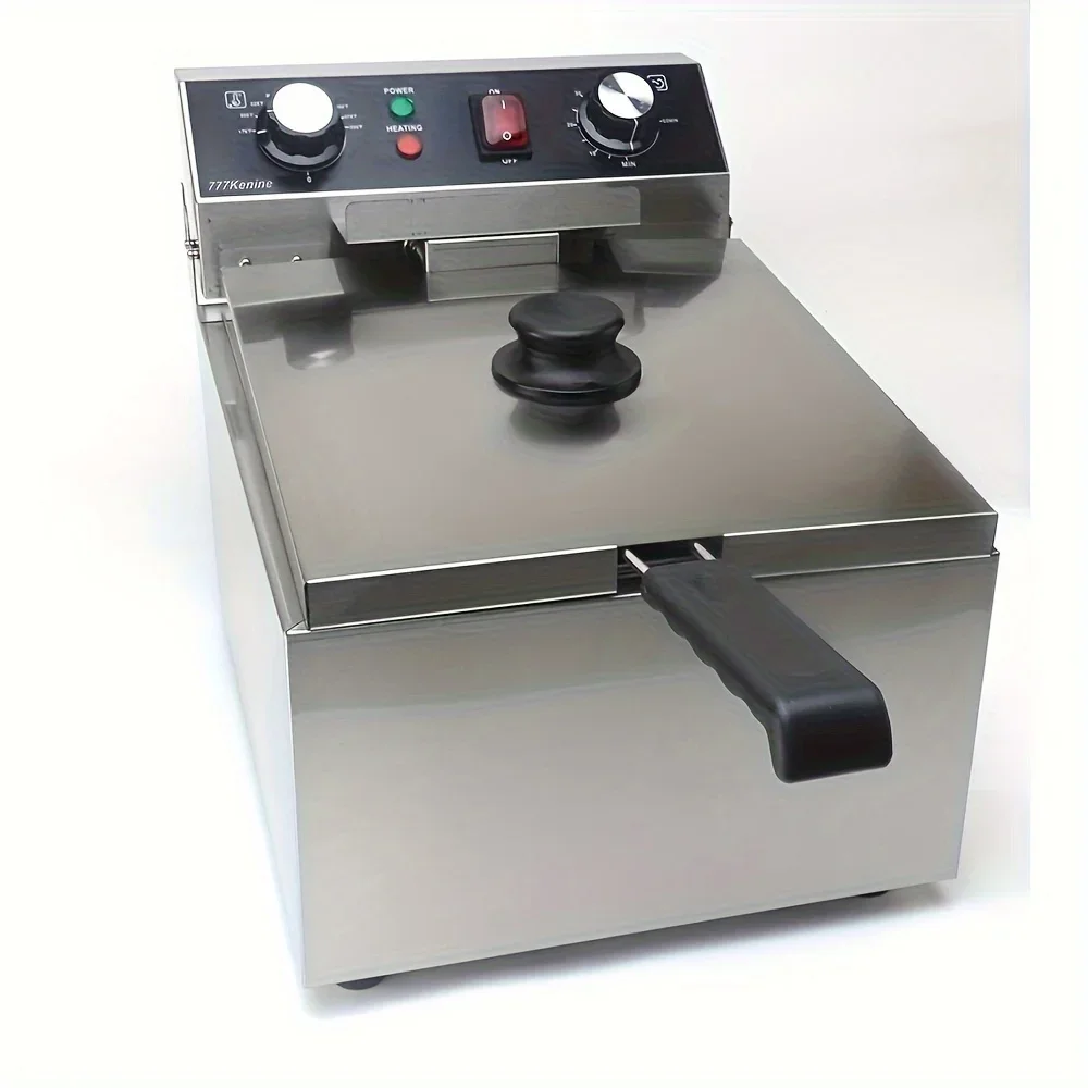 chip fryer Electric Deep Fryer,фритюрницаStainless Basket Capacity Fast Heating Electric Countertop Timer Friteuse &Agrave; Air freidor