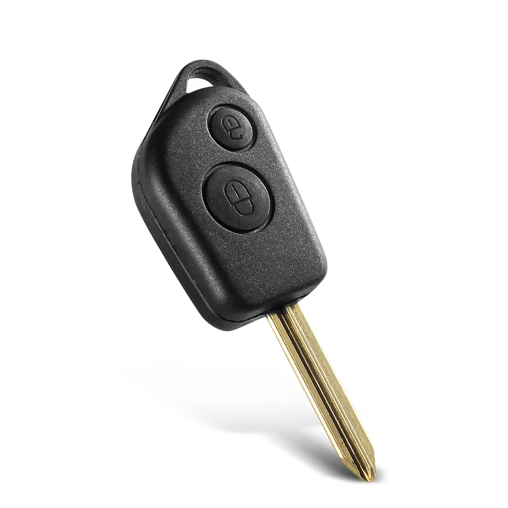 Key Case Car Key Shell Key Cover Folding Car Key Shell Fob Cover Key Fob Replacement 2 Buttons Car Key Case Shell for Citroen Elysee Picasso Saxo Xsara Berlingo
