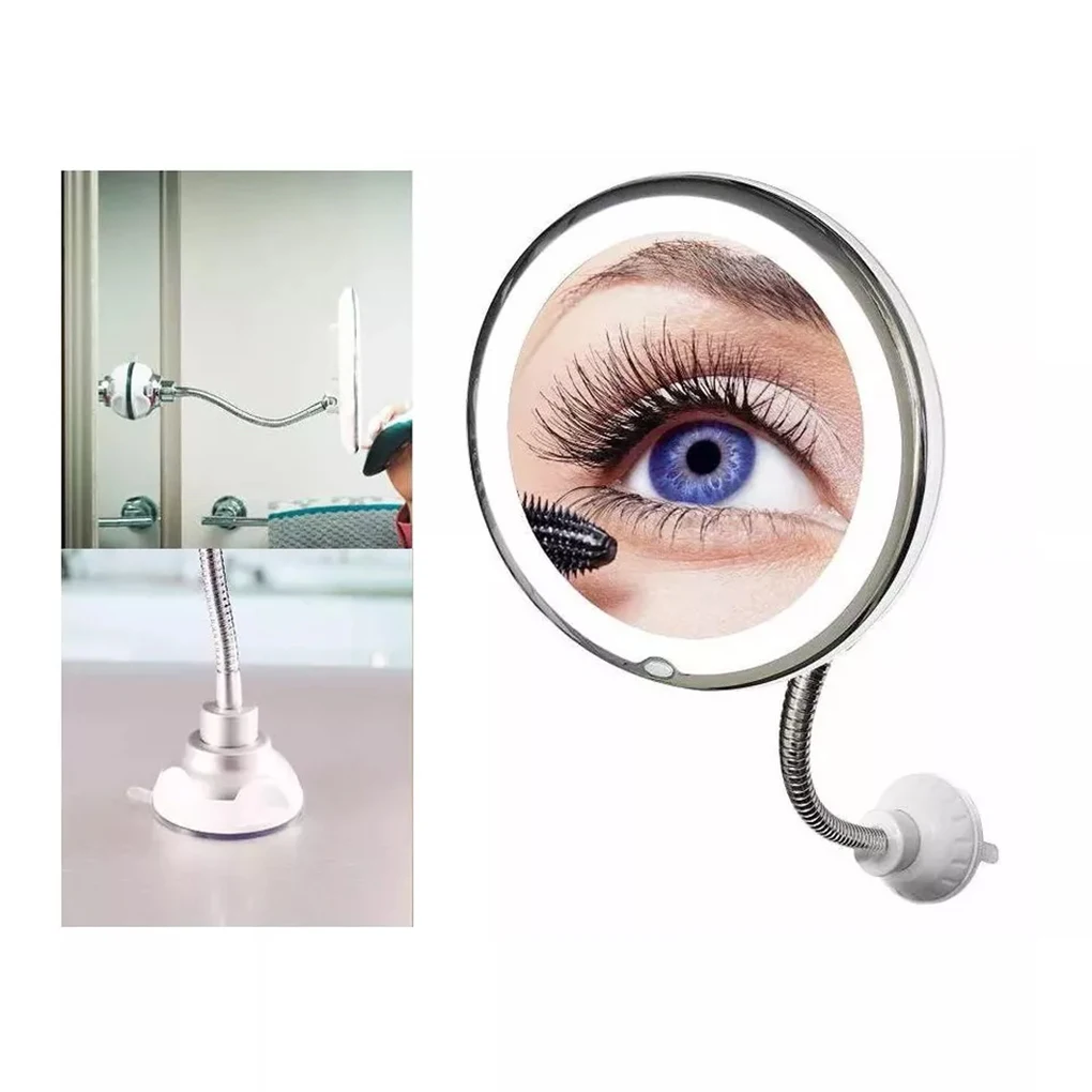 360 Swivel Cosmetic Mirror With Lights For Dressing Table 7. Easy Versatility Makeup Mirror With Led Light Magnifying