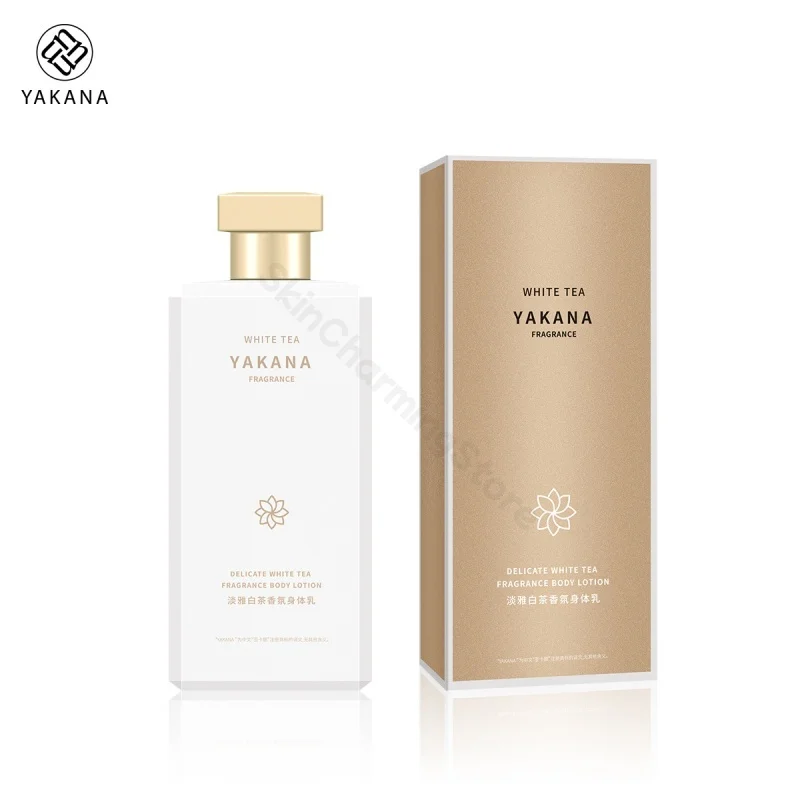 Lasting Fragrance Rose White Tea Perfumed Body Lotion for Women Moisturizing Delicate Body Cream Soothing Skin Care 300ml