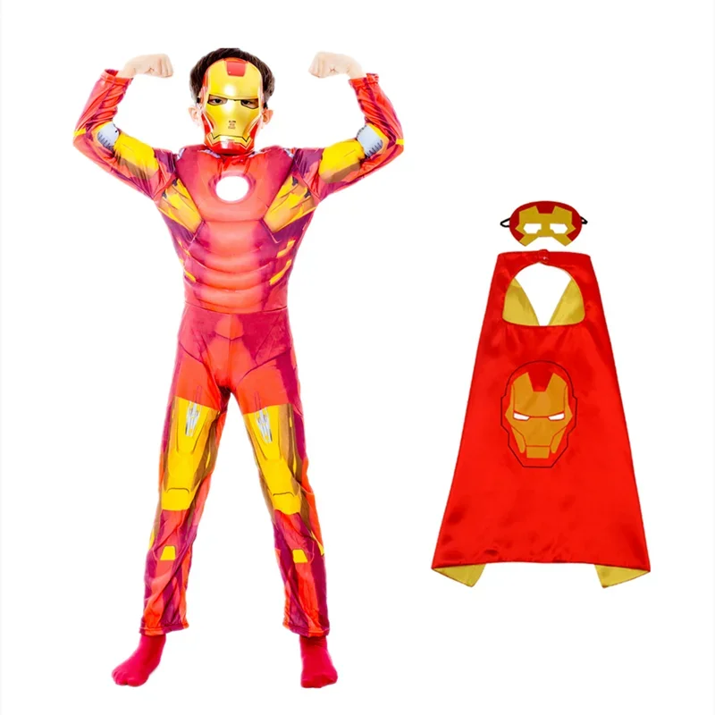 

3 Infinity War Avengers Iron Man Children's Hero Cosplay Costumes Stage Performance Birthday Party Dress Up Prop Children Gifts