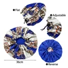 Europe and America Bonnet Women Night Sleep Cap Satin Lining Soft Extra Large Head Wear Lady Headwrap Hair Care Hat Wholesale 5