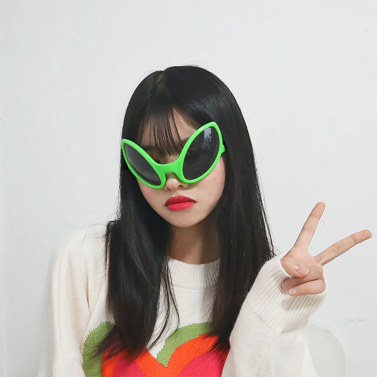 1PC - Party Decoration Alien Funny Glasses Party Funny Photo Prop