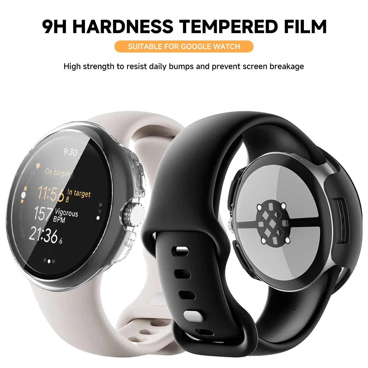 Premium Tempered Glass Cover with Full Bumper Screen Protector