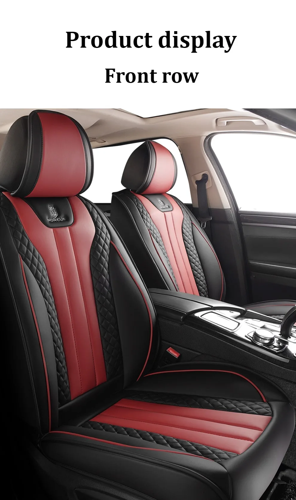 Приклад встановлення спортивного чохла на автомобільне сидіння