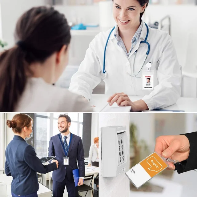 10/1Pcs Pvc Hitelkártya -Tartó Védő Hüvely Vízálló Átlátszó Bankkártya Szervező Borító Kártya Otthoni Iroda Igazolványa - Image 5