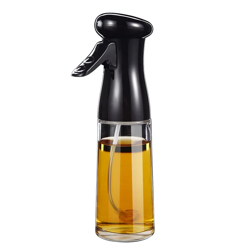 Glass oil spray bottle, kitchen atomized soy sauce bottle, oil spray can, air pressure grill, steak storage watering can