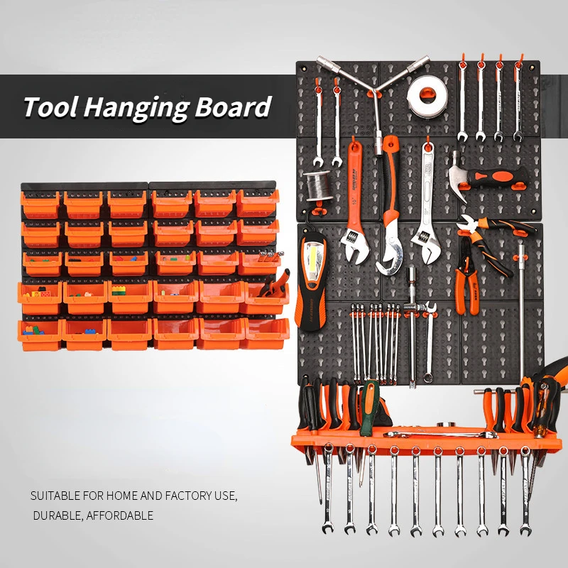 HardwareToolHangingBoardABSWallmountedToolBoxPartsStorageBox