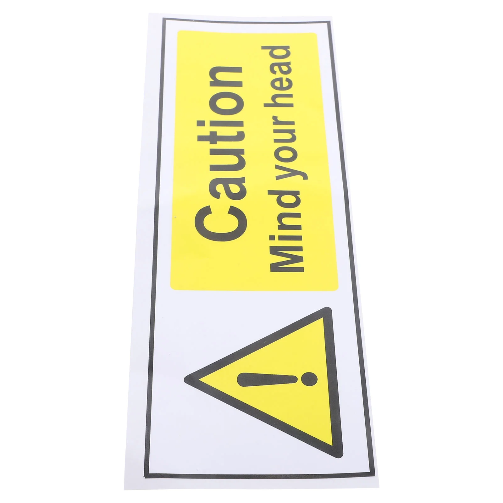 

Guochuan Safety English Logo Sticker Adhesive Mind Your Head Sign Self Stickers Pp Self-adhesive Caution Warning Label