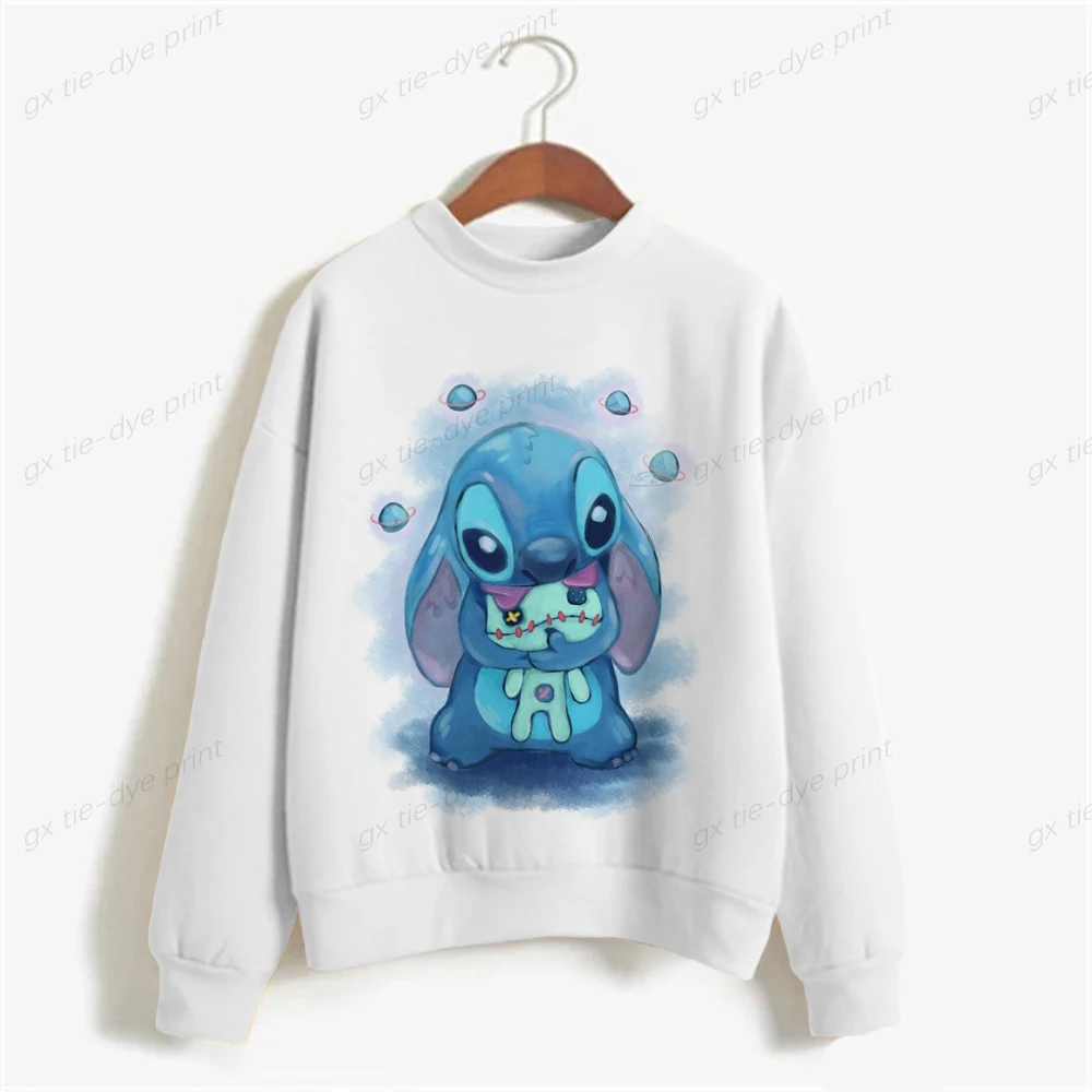 Disney-Sudadera corta con estampado de Stitch para niña, Jersey informal de  dibujos animados, Top de primavera y otoño, novedad de 2023 - AliExpress