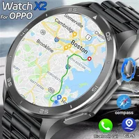 2025 New For OPPO Watch X2 Smart Watch Men GPS Compass AMOLED HD Screen NFC Bluetooth Call Heart Rate IP68 Waterproof Smartwatch 1