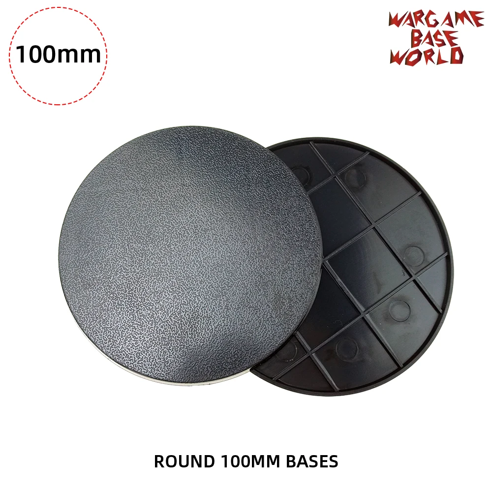 wargame base world -100mm round bases